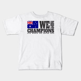 Fifa World Cup Qatar 2022 Champions - Australia - Light Color Edition Kids T-Shirt